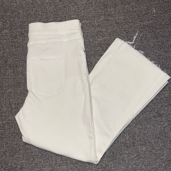 Spanx White Jeans with Elastic Waist Band Women’s Size XL - Picture 1 of 9